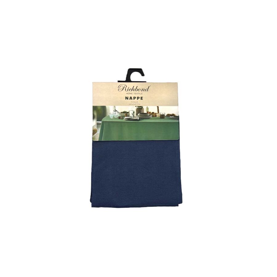 NAPPE TOILE RICHBOND 140X240 - BLEU Textile