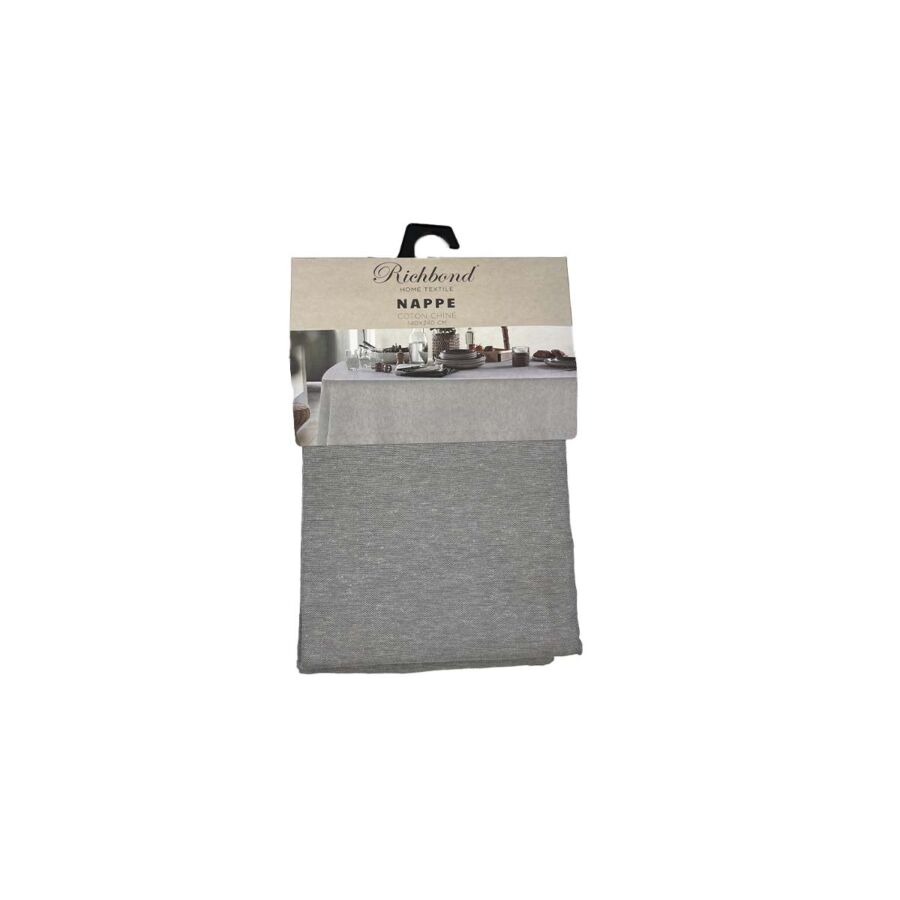 NAPPE RICHBOND COTON CHINE 140X240 - GRIS Textile