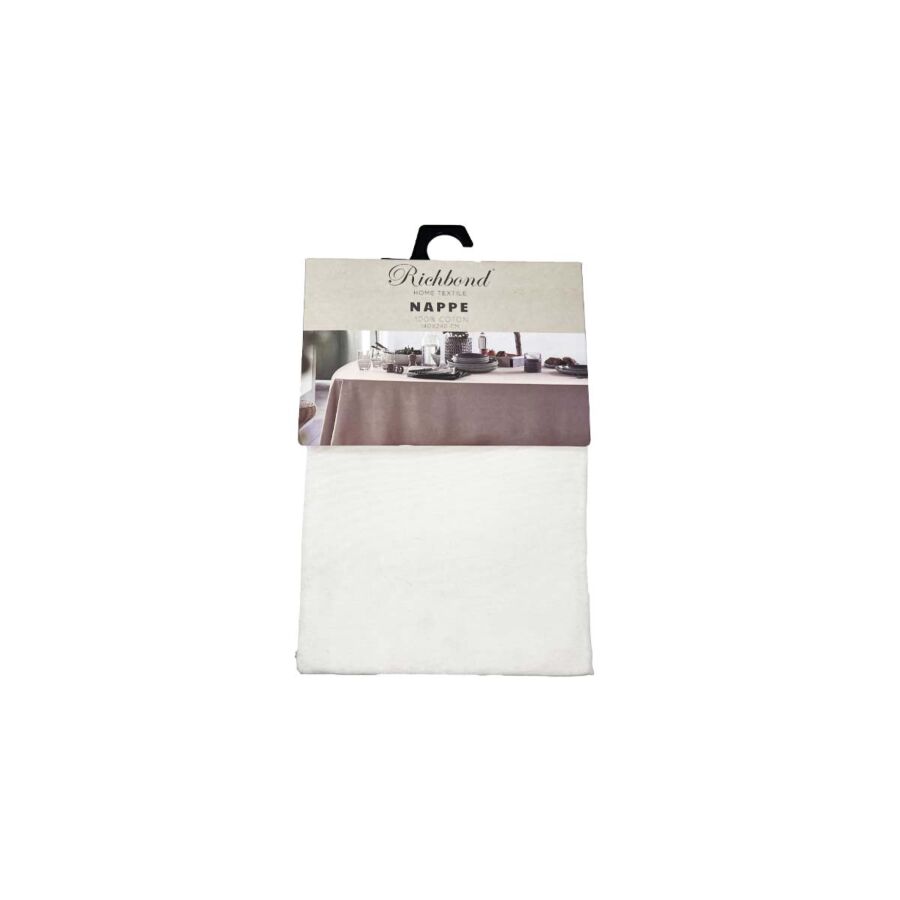 NAPPE RICHBOND 100% COTON 140X240 - Crème Textile