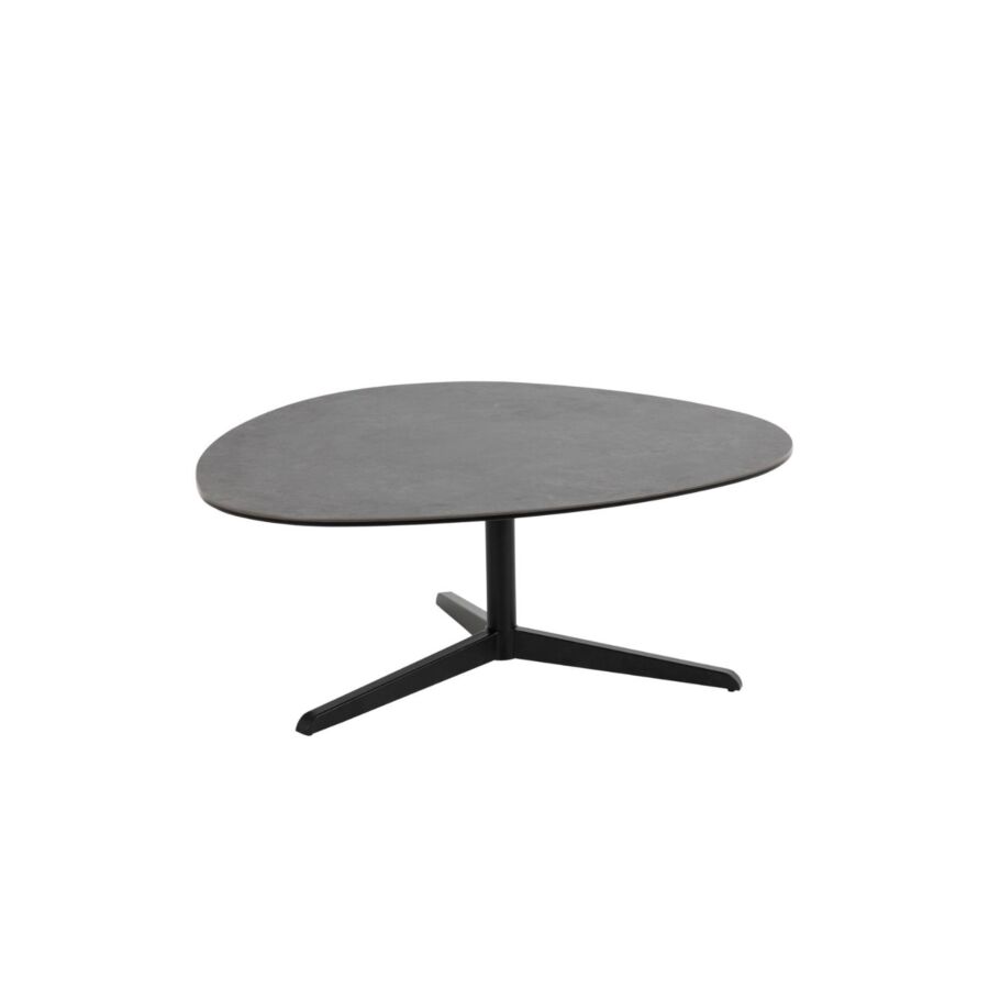 Table ovale BARNSLEY - Noir Table basse