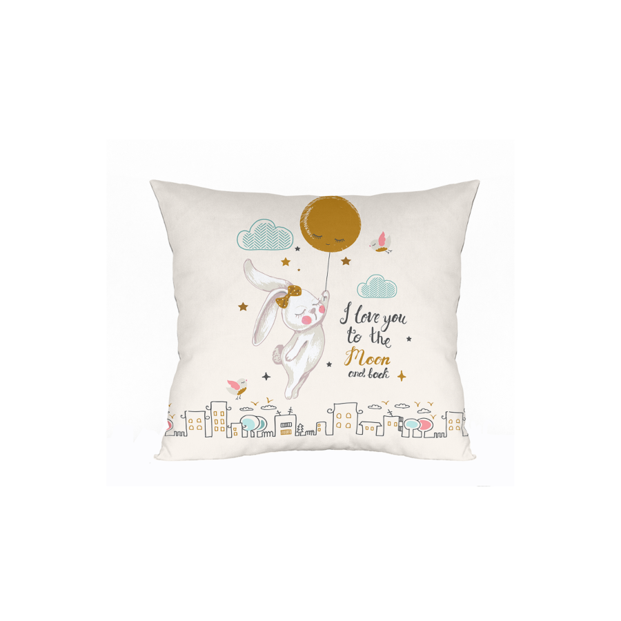 Coussin Enfant Lapin – Multicouleur TEXTILE
