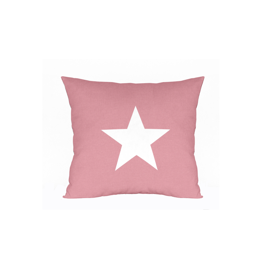 Coussin Enfant Étoile – Rose TEXTILE