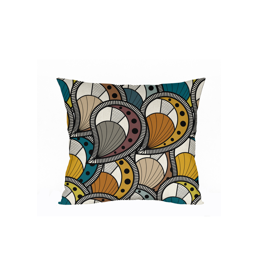 Coussin Artisanal 45X45CM - Multicouleur Soldes été