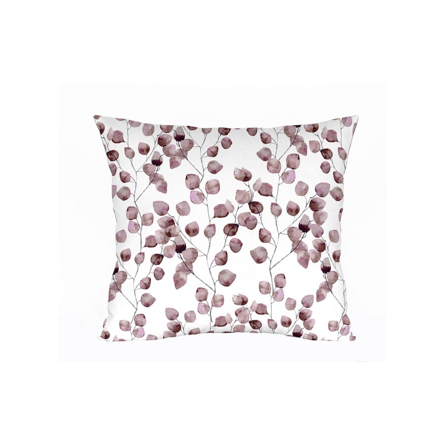Coussin Feuilles - Violet Coussins décoratifs