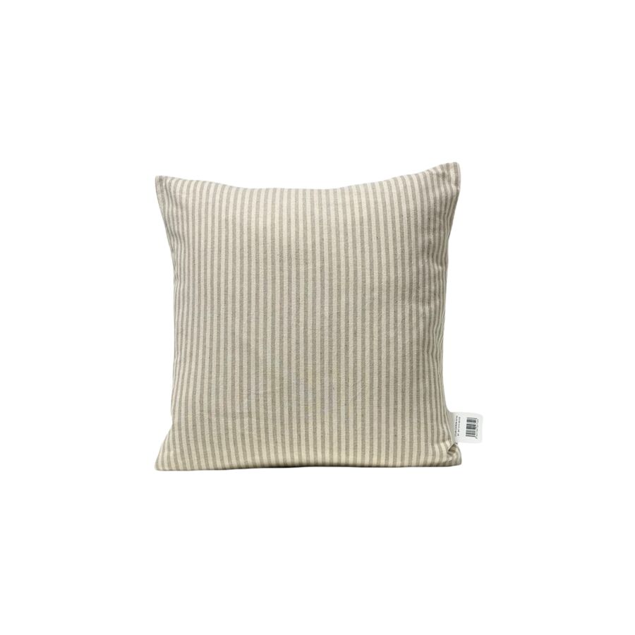 COUSSIN EXTERIEUR RAYÉ 45X45CM – Beige Coussins décoratifs