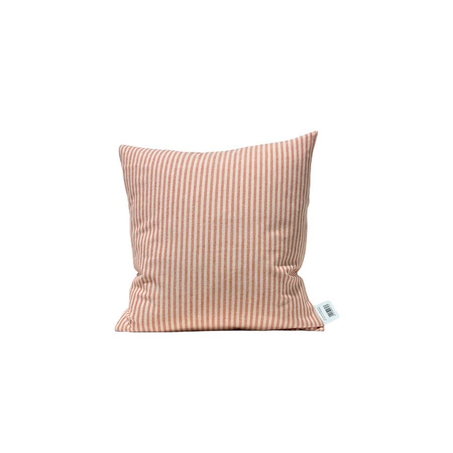 COUSSIN EXTERIEUR RAYÉ 45X45CM – Orange Coussins décoratifs