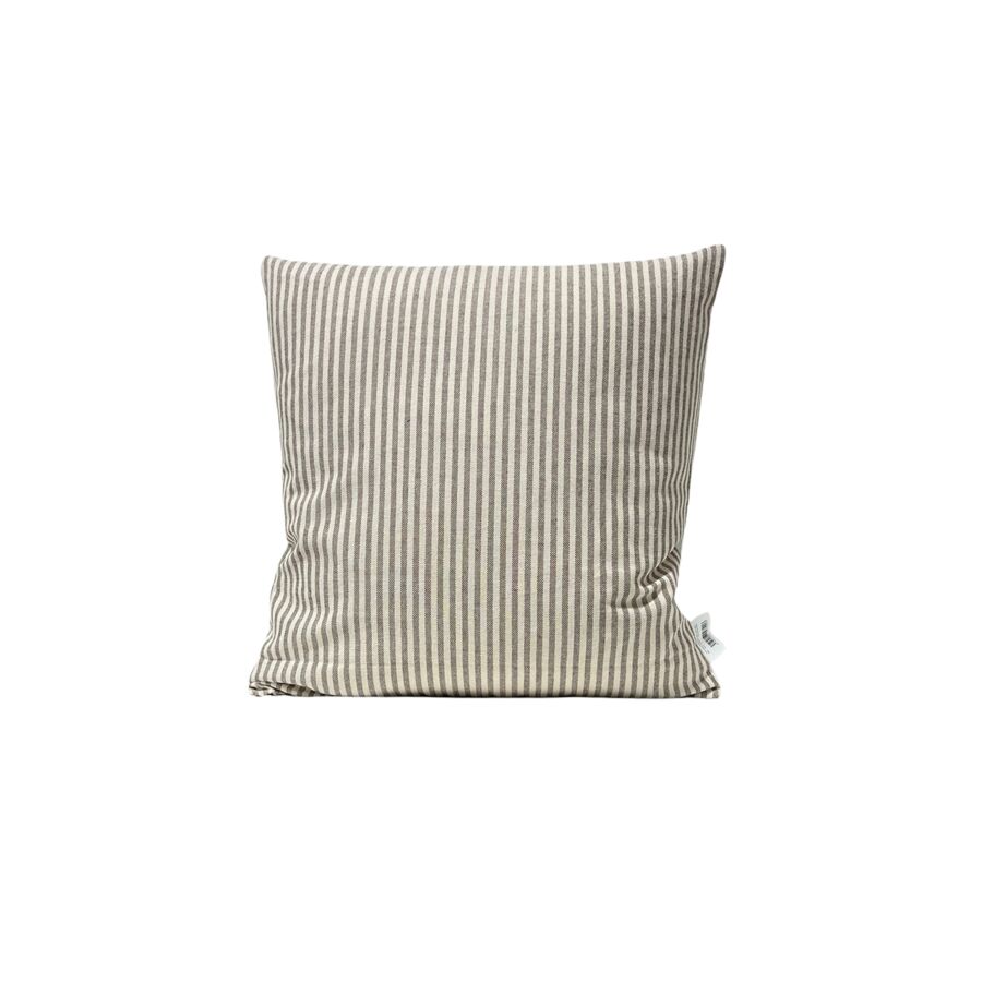 COUSSIN EXTERIEUR RAYÉ 45X45CM – Marron Coussins décoratifs