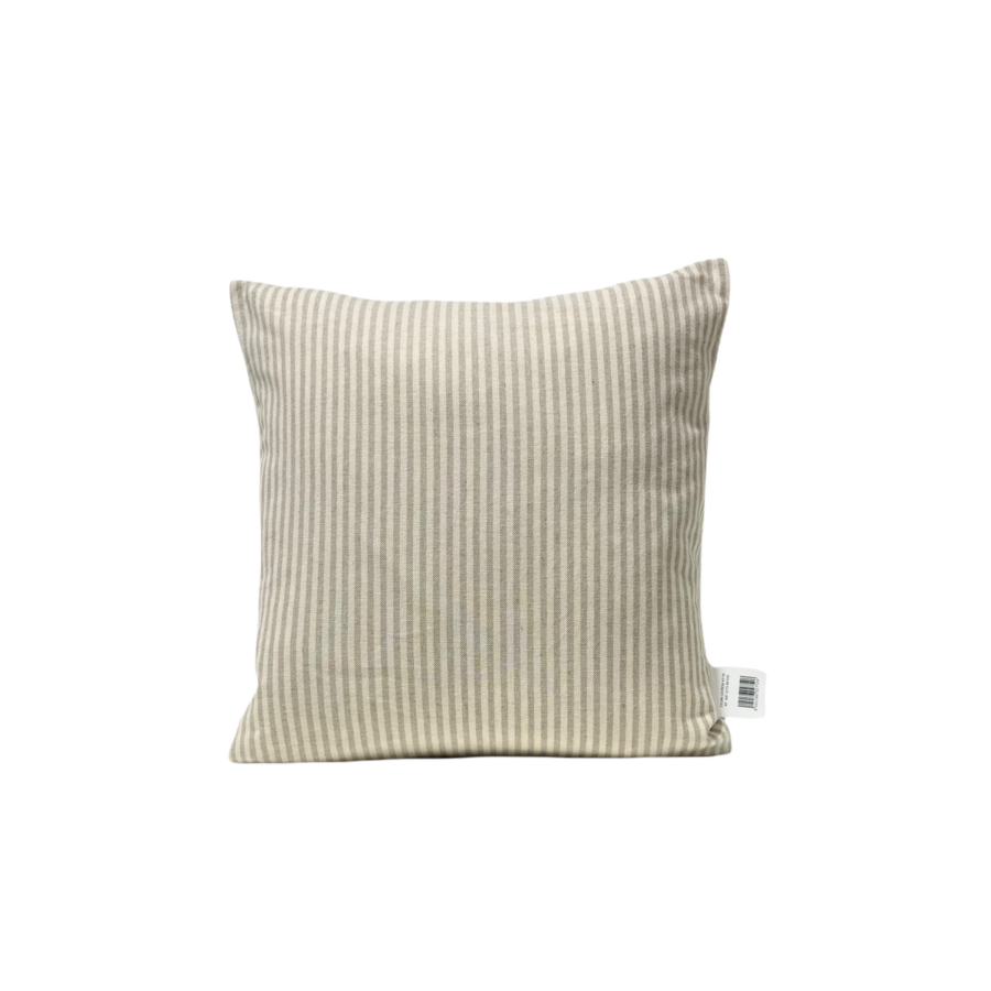COUSSIN EXTERIEUR RAYÉ 45X45CM – Beige Coussins décoratifs