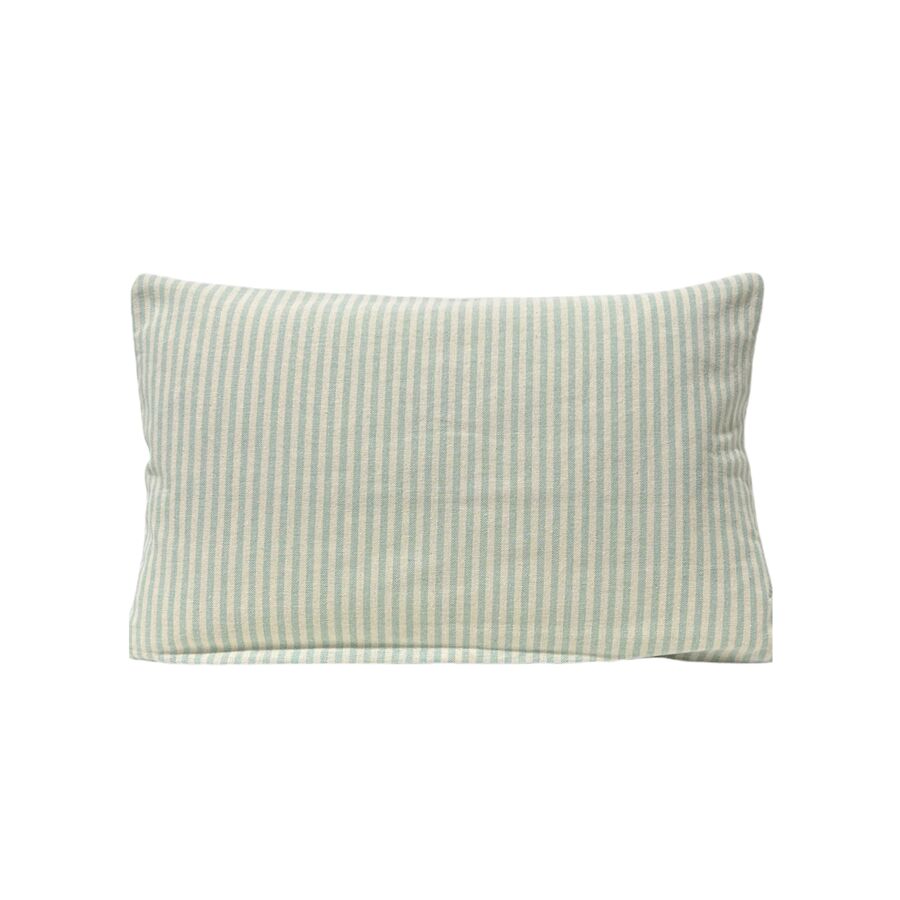 COUSSIN EXTERIEUR RAYÉ 30X50CM - Vert Eau Coussins décoratifs