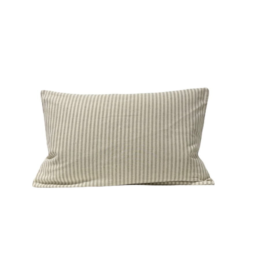 COUSSIN EXTERIEUR RAYÉ 30X50CM – Beige Coussins décoratifs