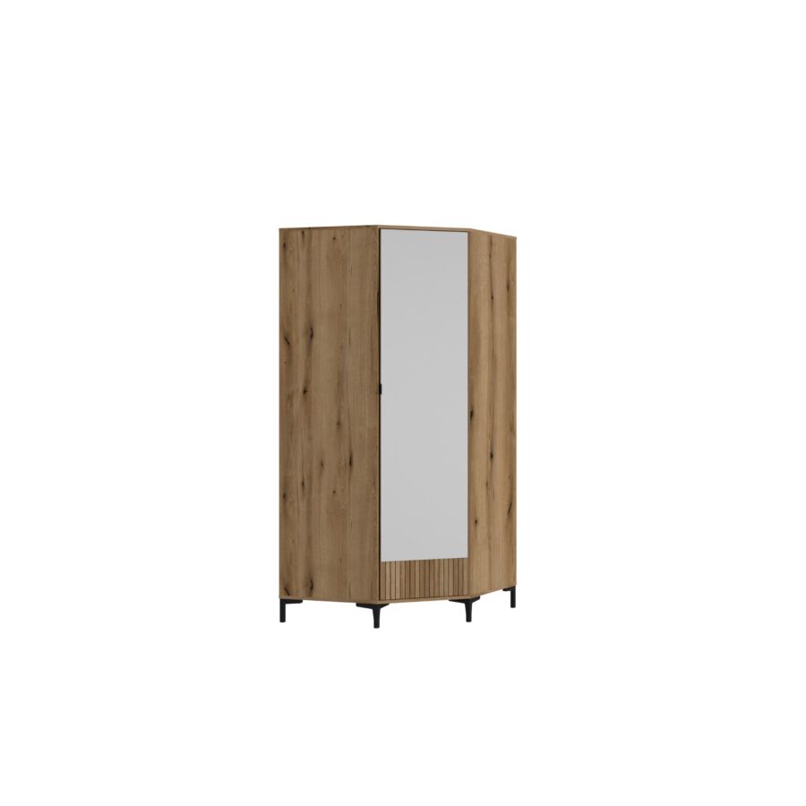 ARMOIRE DE COIN RICKO 1 PORTE - Chêne Armoires