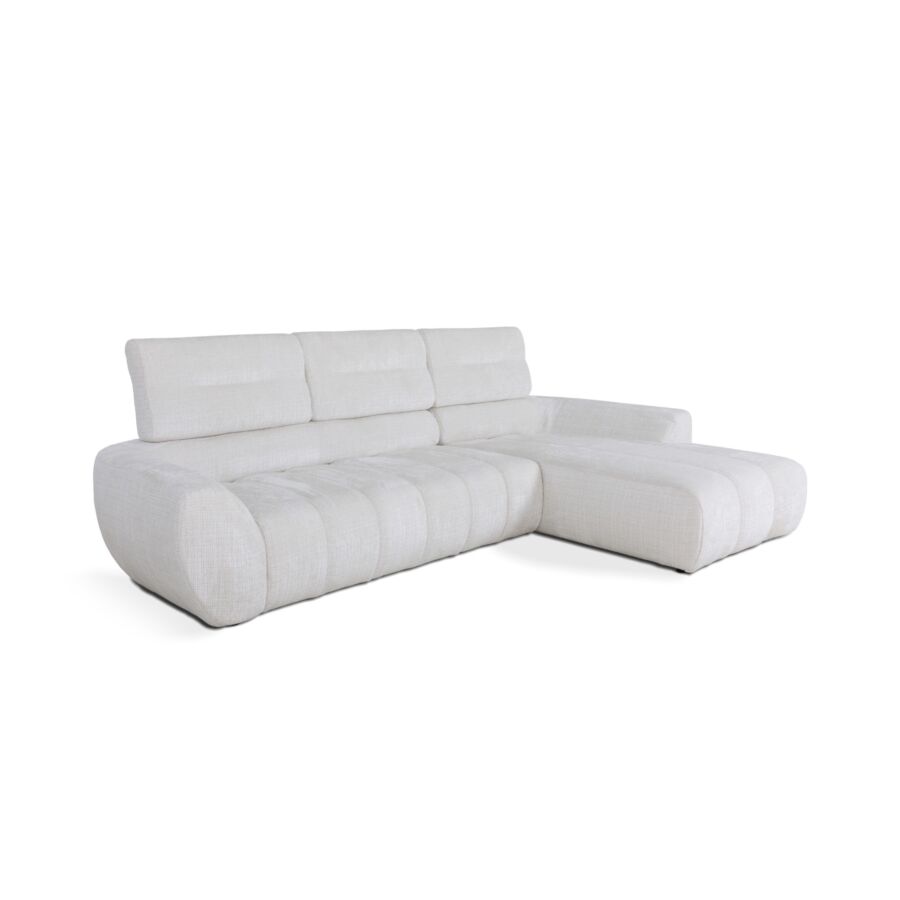 Canapé D'angle Droit NAPOLI - Beige Canapé d'angle