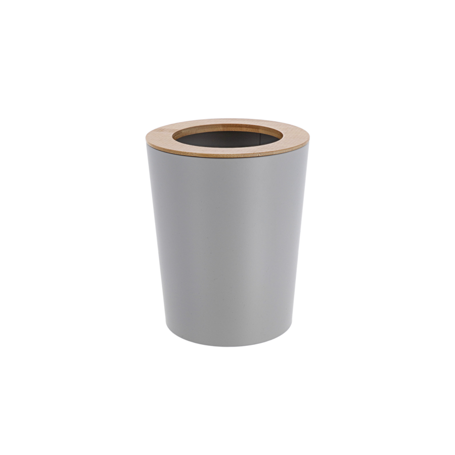 POUBELLE PRESTIGE EVASÉE 5L - Gris CLAIR Poubelles de salle de bain