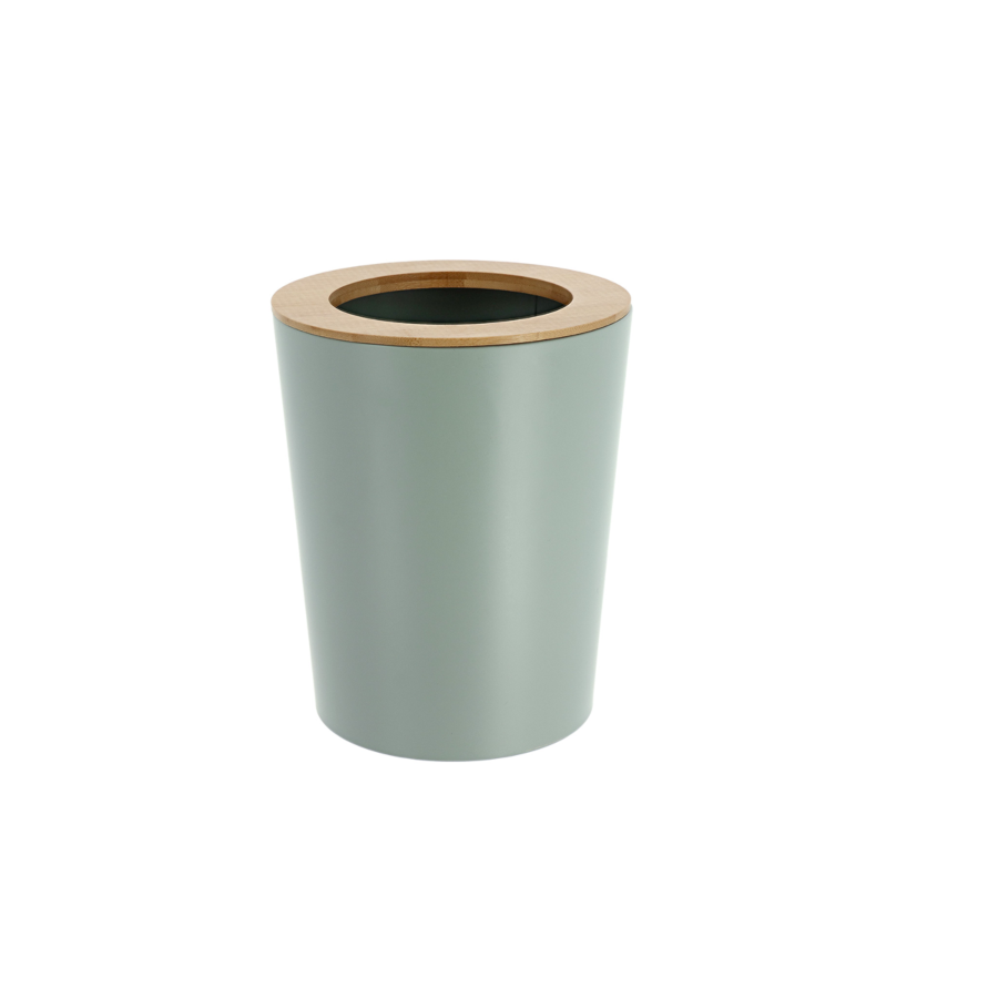 POUBELLE PRESTIGE EVASÉE 5L - VERT EUCALYPTUS Poubelles de salle de bain