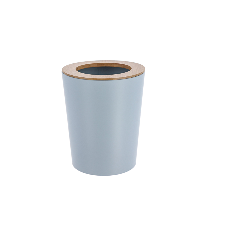 POUBELLE PRESTIGE EVASÉE 5L - BLEU CLAIR Poubelles de salle de bain