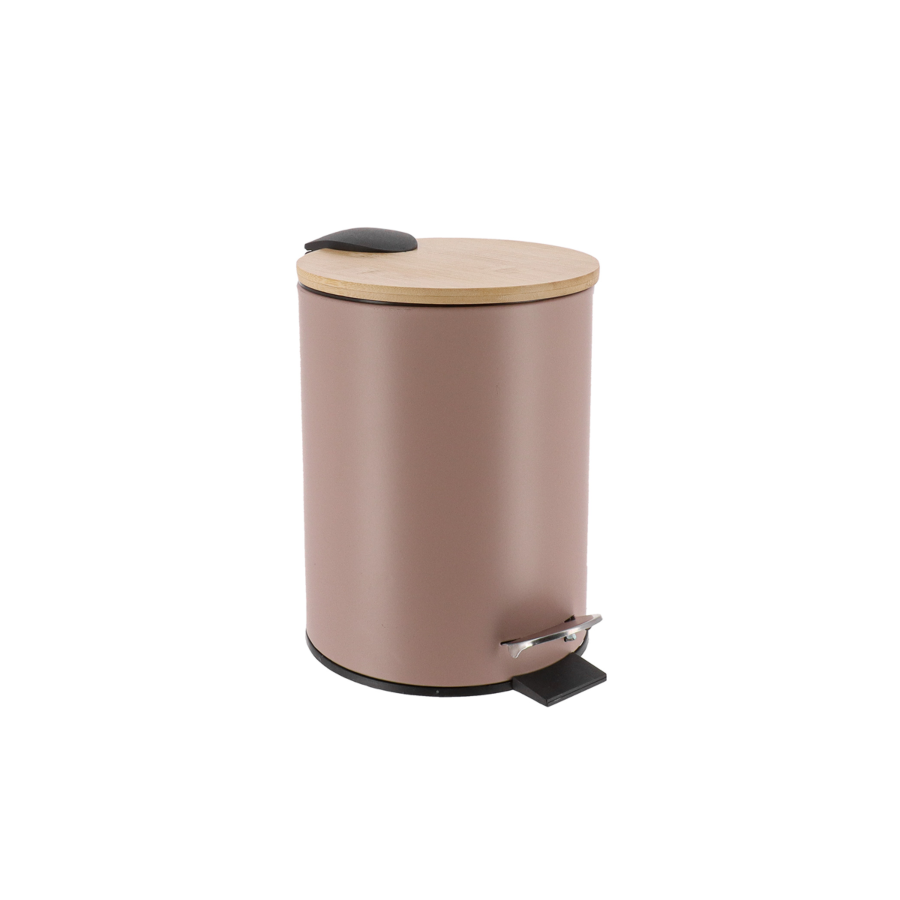 POUBELLE PRESTIGE AVEC FREIN DE CHUTE - CAPUCCINO Poubelles de salle de bain