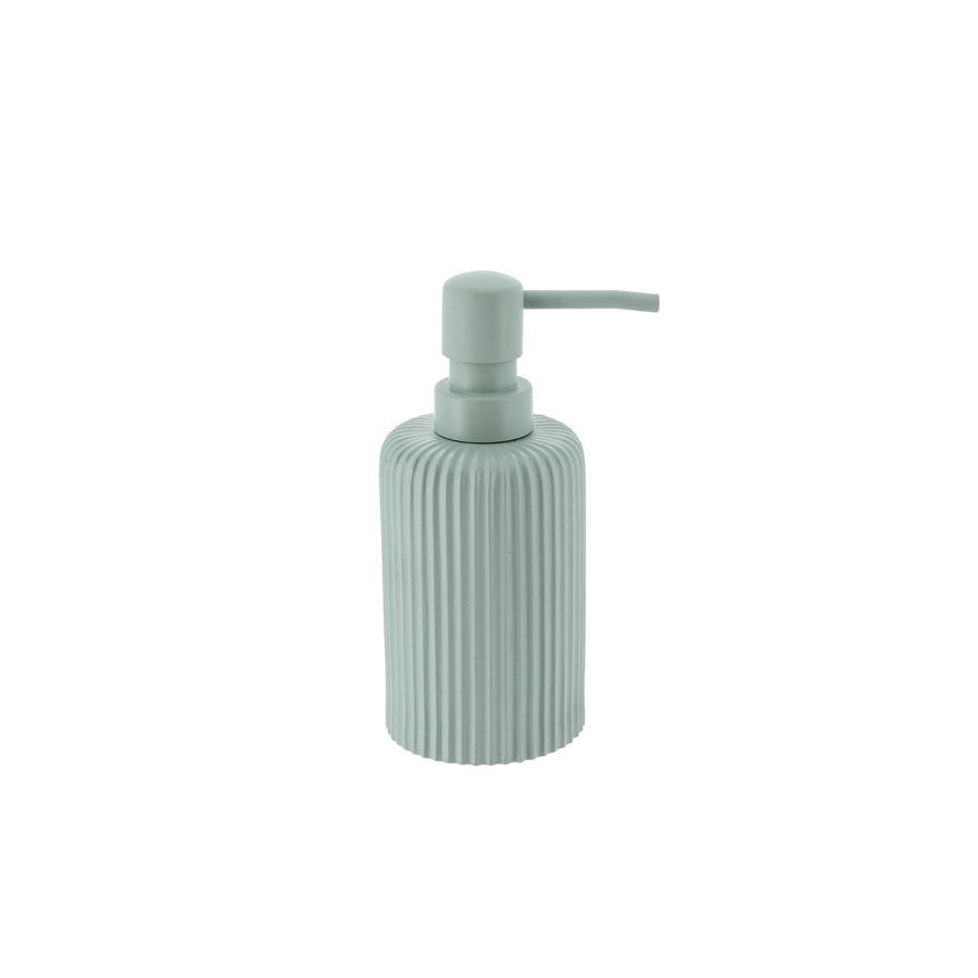 DISTRIBUTEUR À SAVON STRIÉ 230ML - VERT EUCALYPTUS Goblets et distributeurs de savon