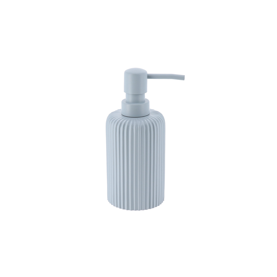 DISTRIBUTEUR À SAVON STRIÉ 30 ML - BLEU CLAIR Goblets et distributeurs de savon