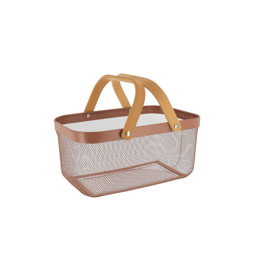 PANIER DE RANGEMENT RECTANGULAIRE - CARAMEL Paniers et corbeilles