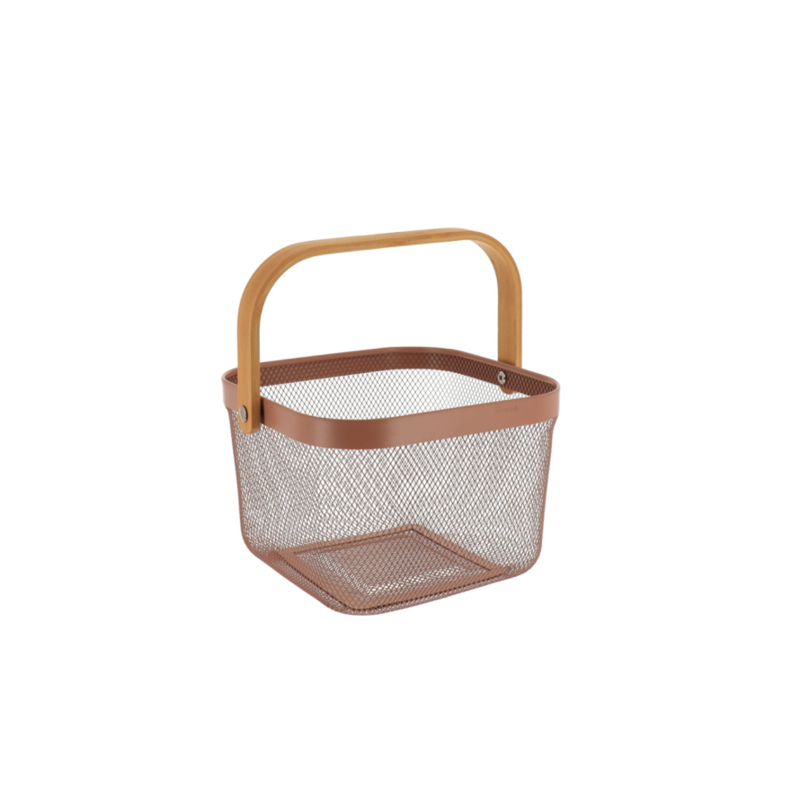PANIER DE RANGEMENT CARRÉ - CARAMEL Paniers et corbeilles
