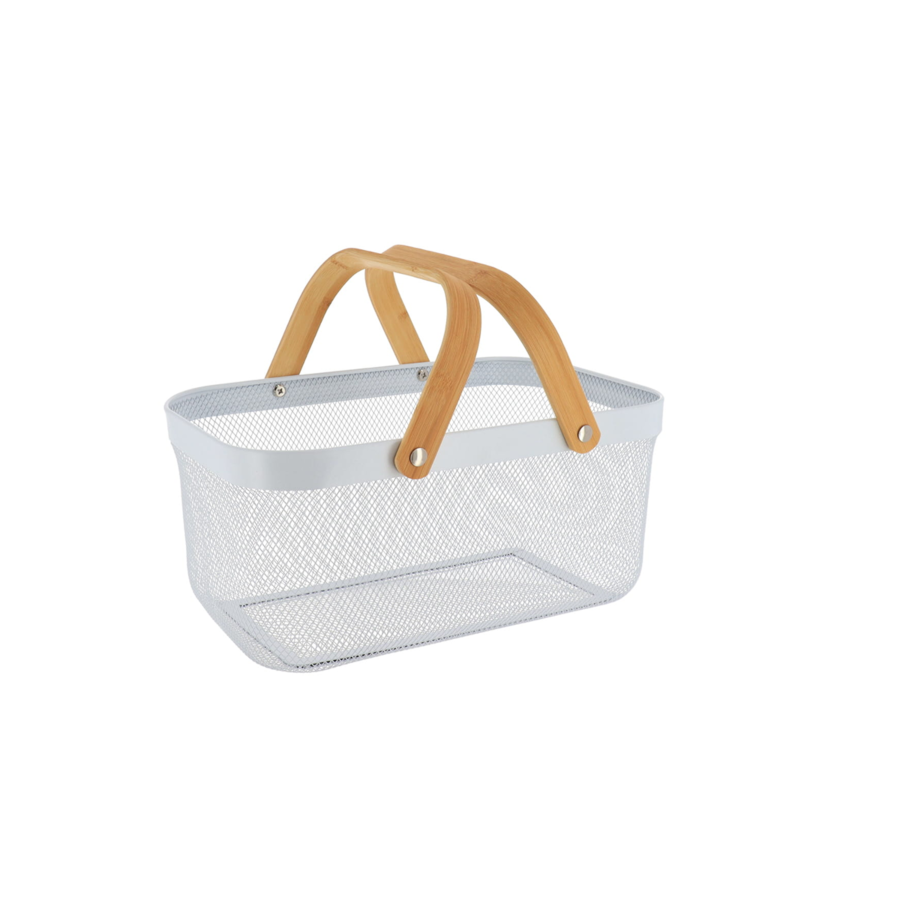PANIER DE RANGEMENT RECTANGULAIRE - BLANC Paniers et corbeilles