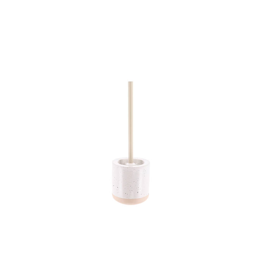 BROSSE WC Moucheté - Blanc / Beige Brosses WC