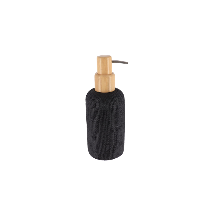 DISTRIBUTEUR EFFET MAILLE 340ML - NOIR Goblets et distributeurs de savon