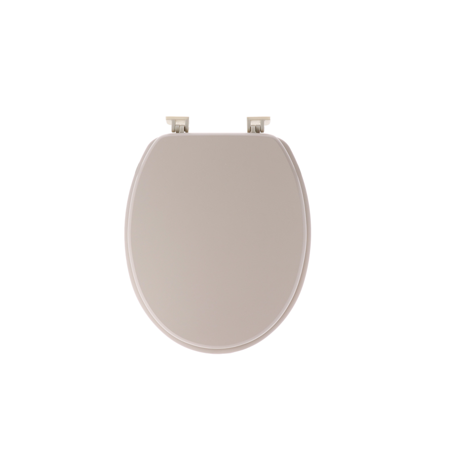 ABATTANT WC 18 POUCES ATTACHES PLASTIQUES - BEIGE Accessoires salle de bain