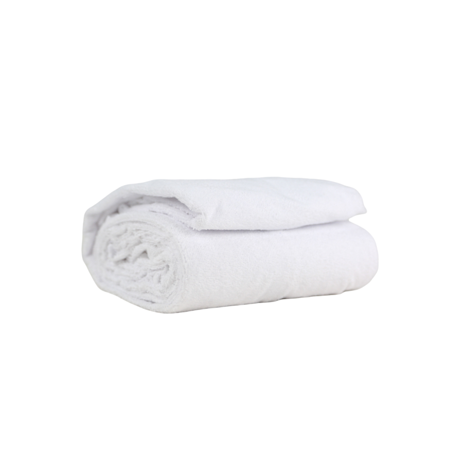 PROTEGE MATELAS IMPERMEABLE ELASTIQUES 140x200CM - BLANC Textile blanc