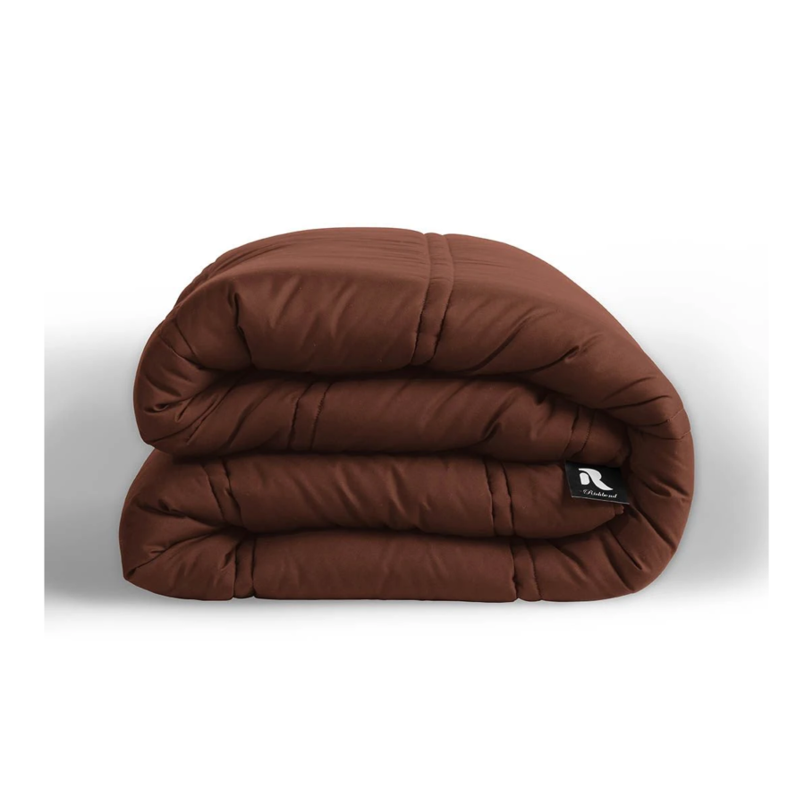 COUETTE R MONOCHROME 240x260 300 g - TERACOTTA Housses de couette
