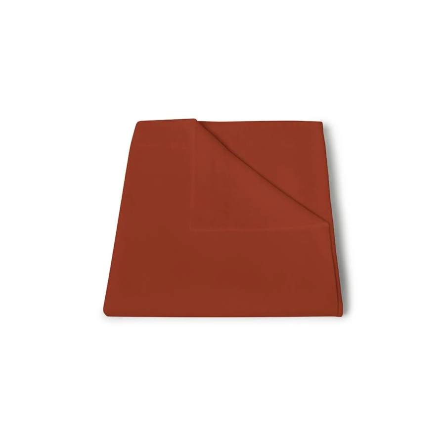 DRAP PLAT COTONELLE - TERRACOTTA Draps