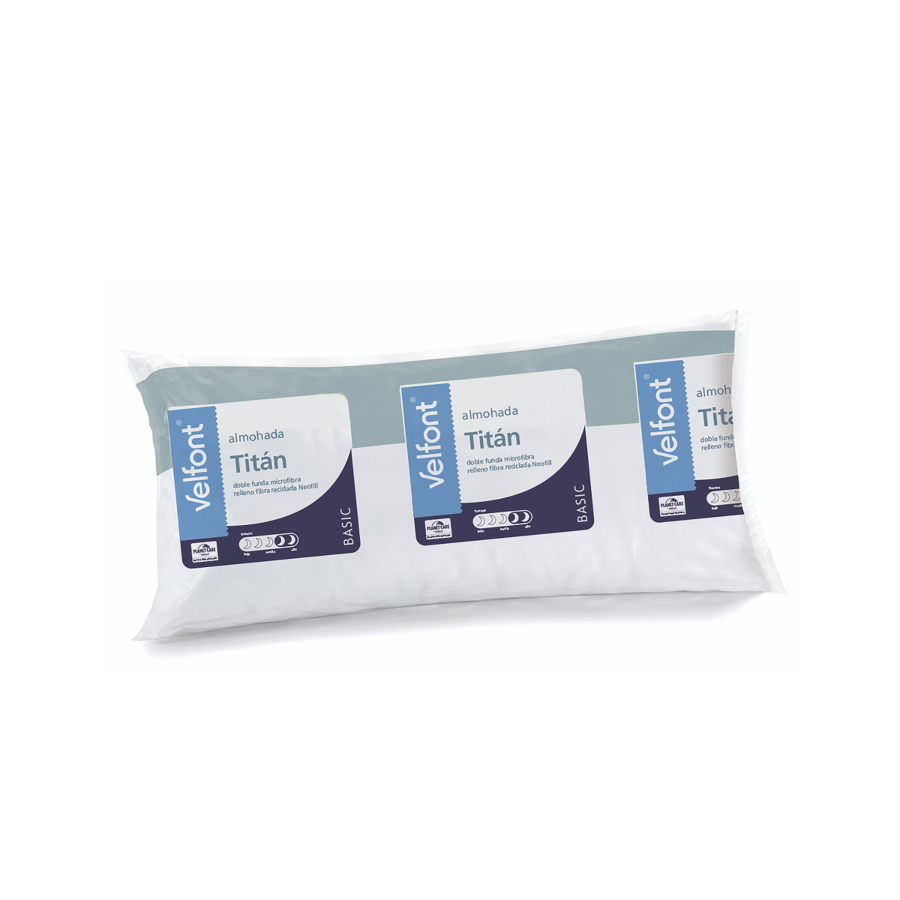 OREILLER TITAN 50X70CM - BLANC Oreillers