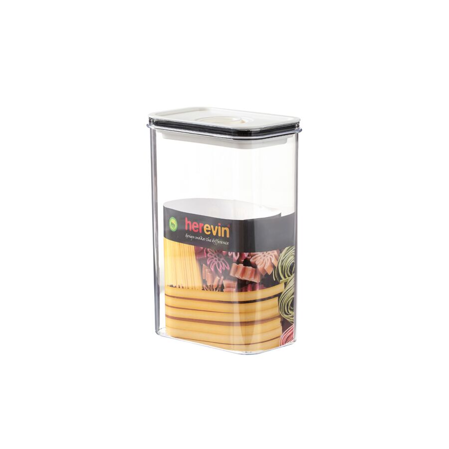 Boîte de rangement 2,5L Couvercle sous vide - Blanc Rangement cuisine