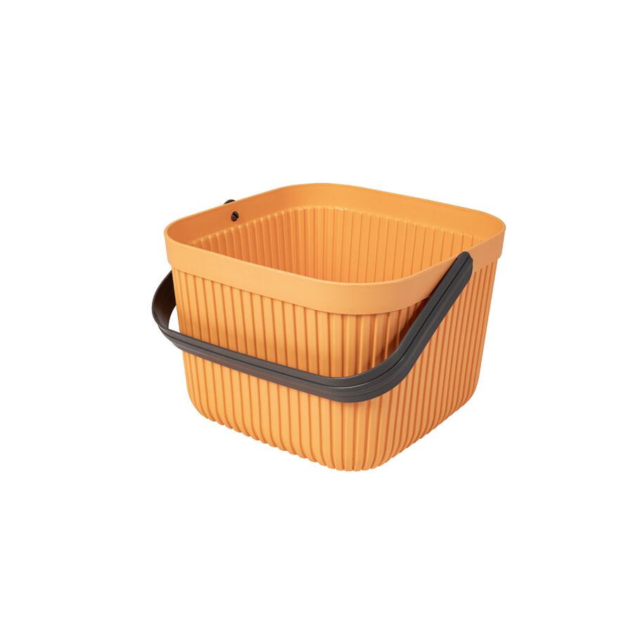 Panier 7 L avec poignée - Orange Salle de Bain