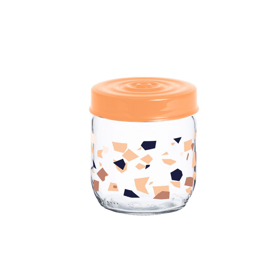 Bocal décoré 425 ml - Multicouleur Rangement cuisine