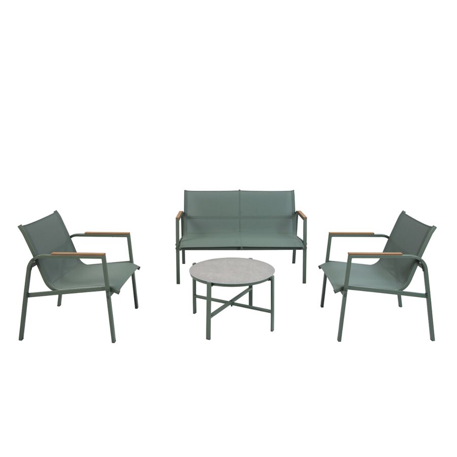 SET De Jardin OASIS - VERT Meubles jardin
