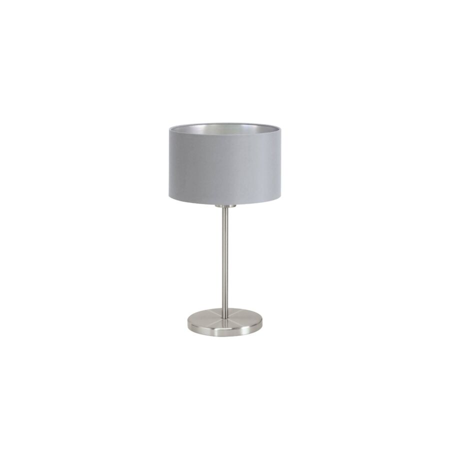 Lampe De Table MASERLO - Gris / Argent Lampe de table