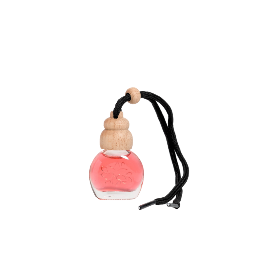 DÉSODORISANT Auto 7ml Fraise Crème - Rose Parfums d'ambiance / huiles essentielles