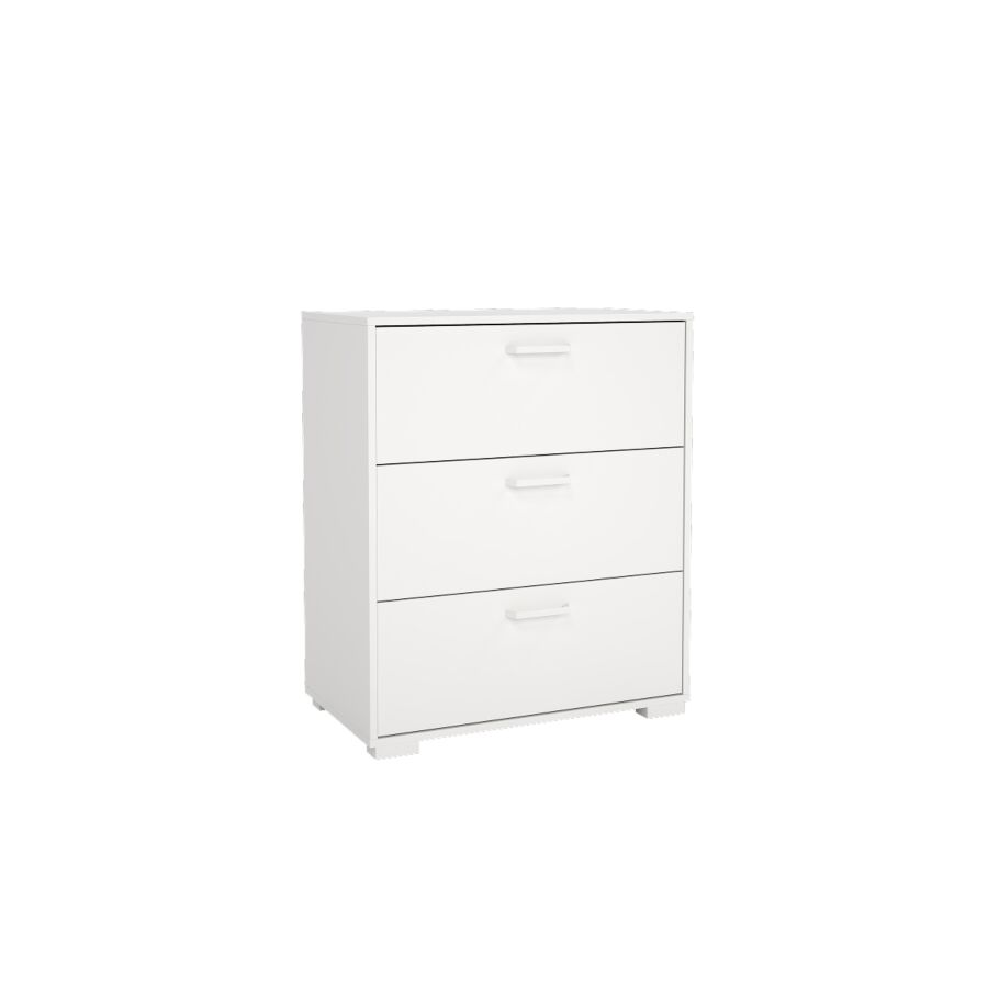 COMMODE SOFIA 3 Tiroirs - Blanc Commodes rangements