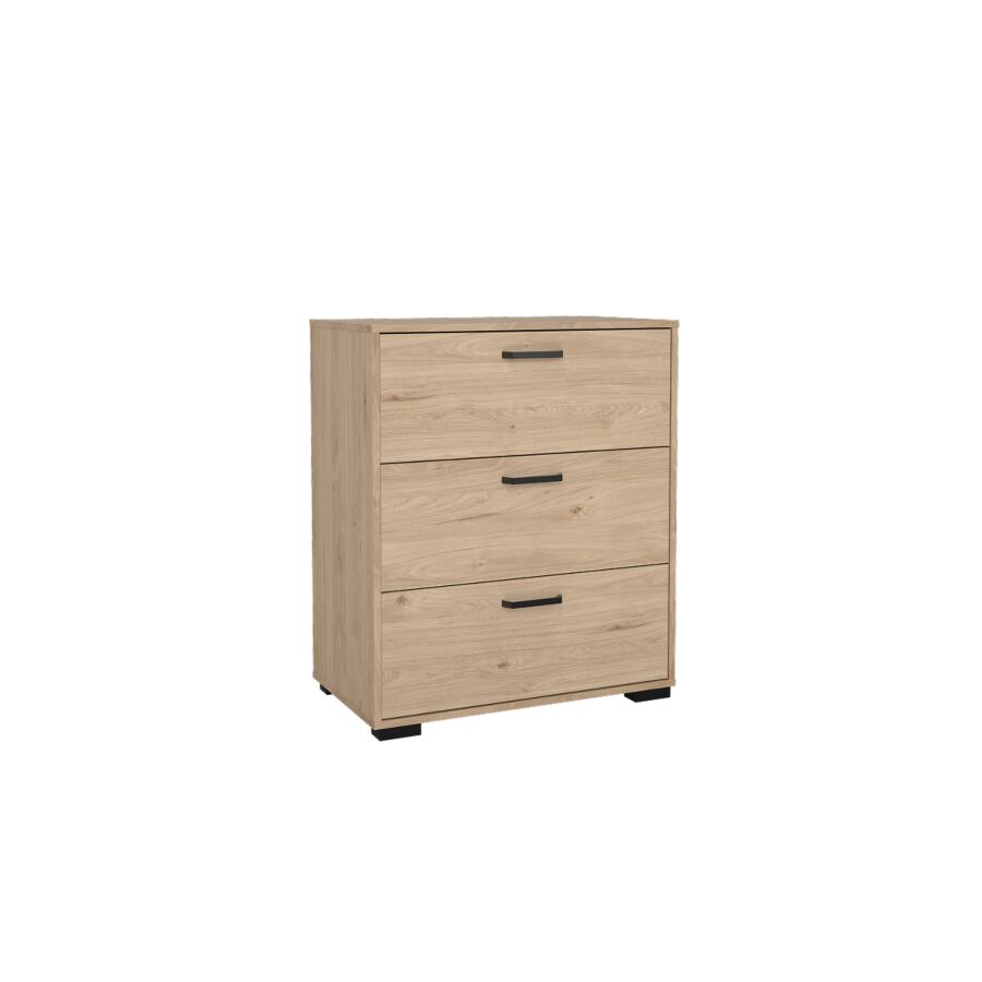 COMMODE SOFIA 3 Tiroirs - Chêne Commodes rangements
