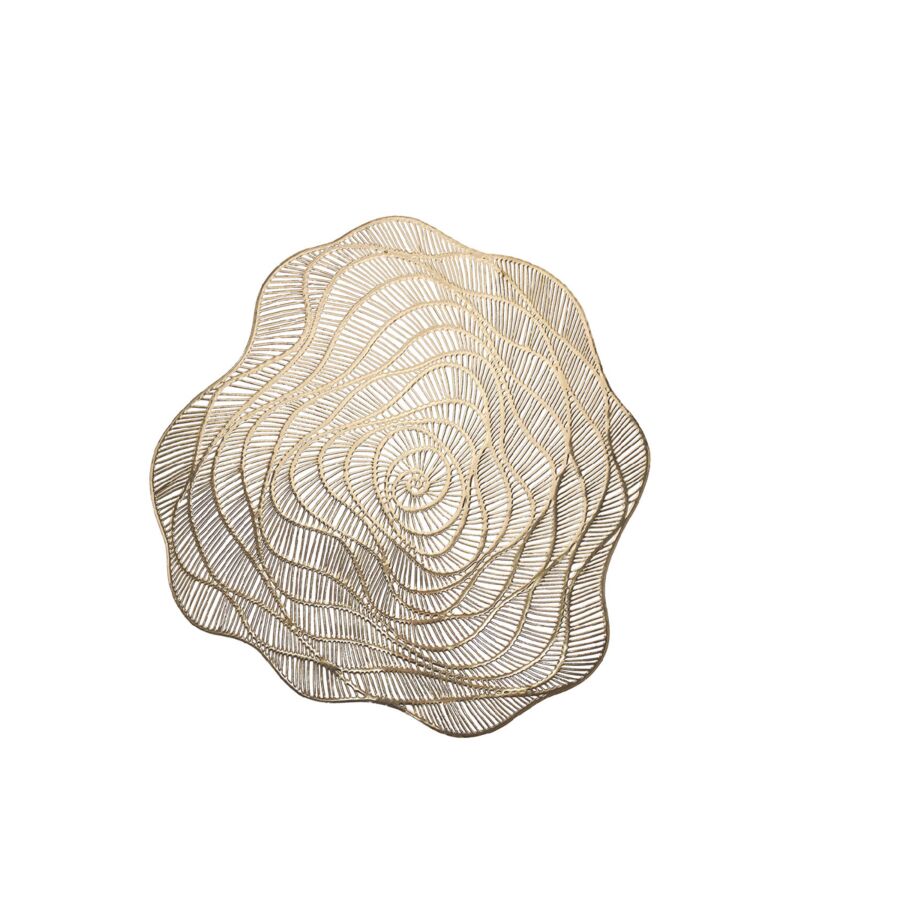 Set de table en PVC 39cm - Doré Textile