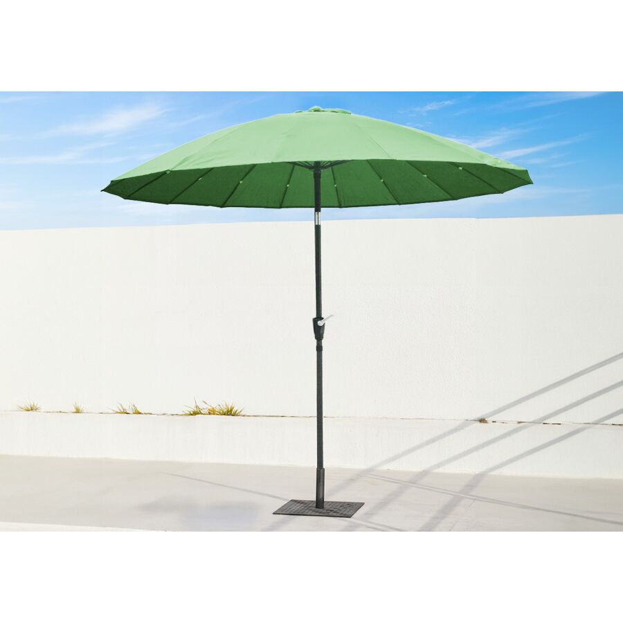 PARASOL INCLINABLE SUNSET 270cm - VERT Meubles jardin