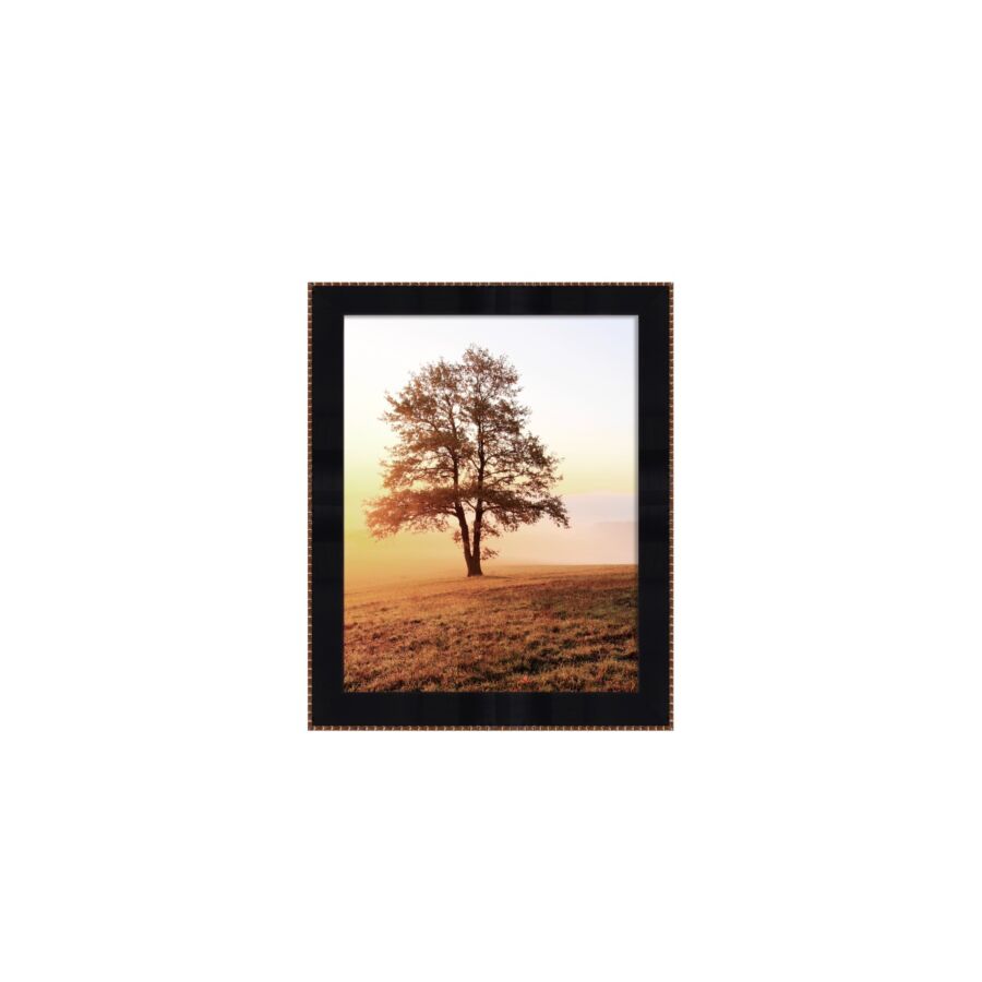 CADRE PHOTO PRESTIGE 20x25cm - NOIR/DORÉ Décorations