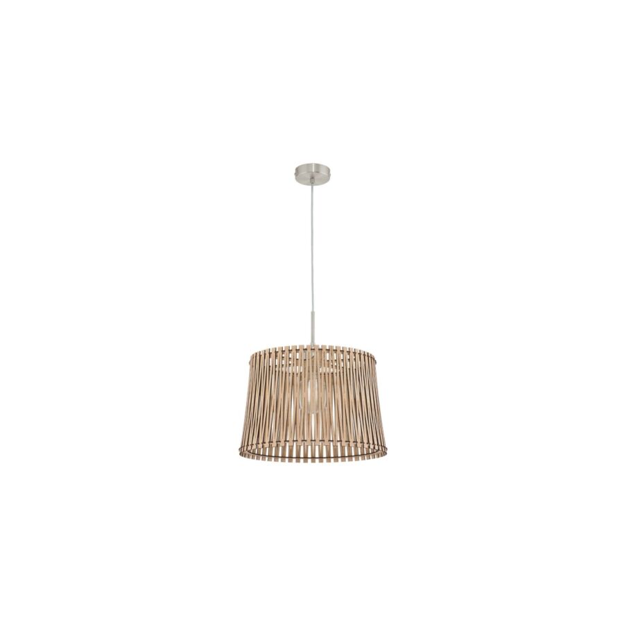 Suspension SENDERO 110cm - Nickel Mat / Bois D'érable Suspensions