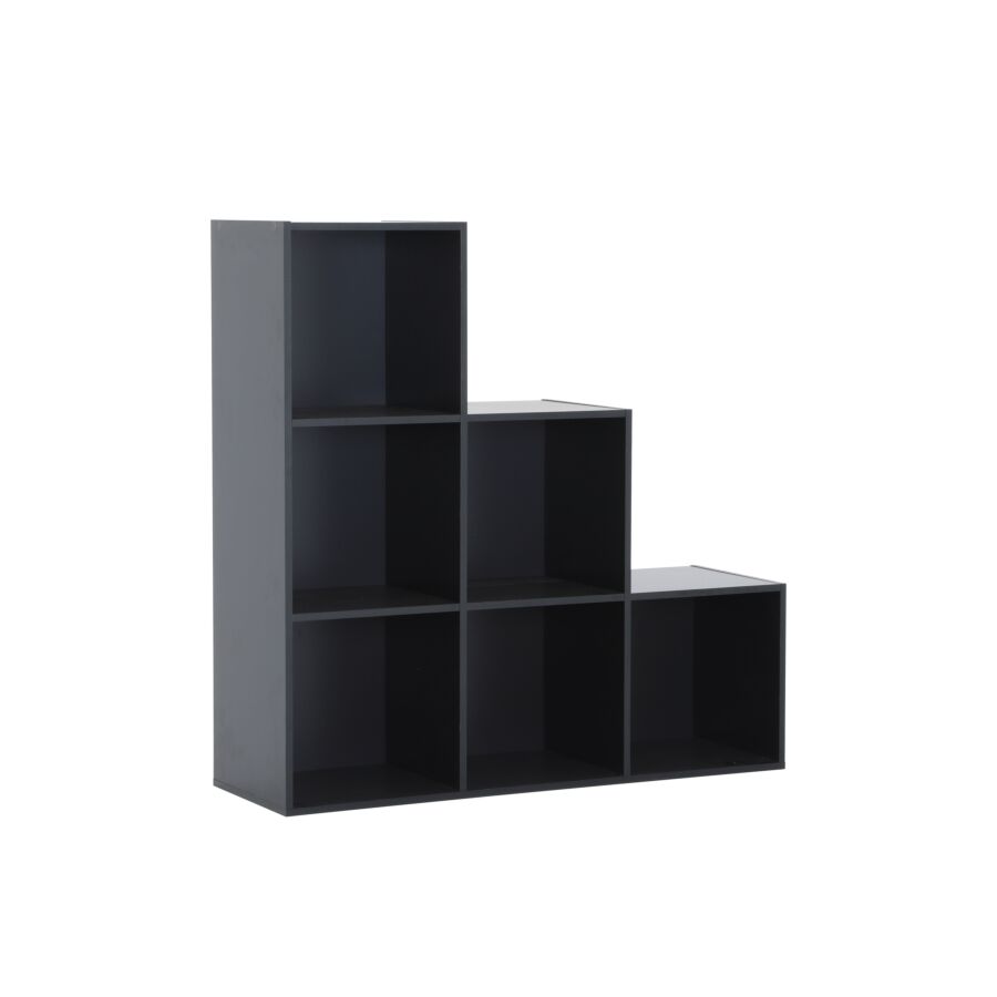 Étagère HVP 6 Niches - Noir Kitea.com