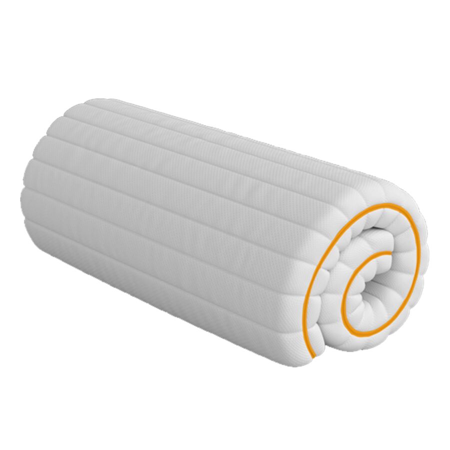 Matelas SIMMONS ROULE S MOUSSE JUNIOR 160*200 - Blanc et jaune Matelas