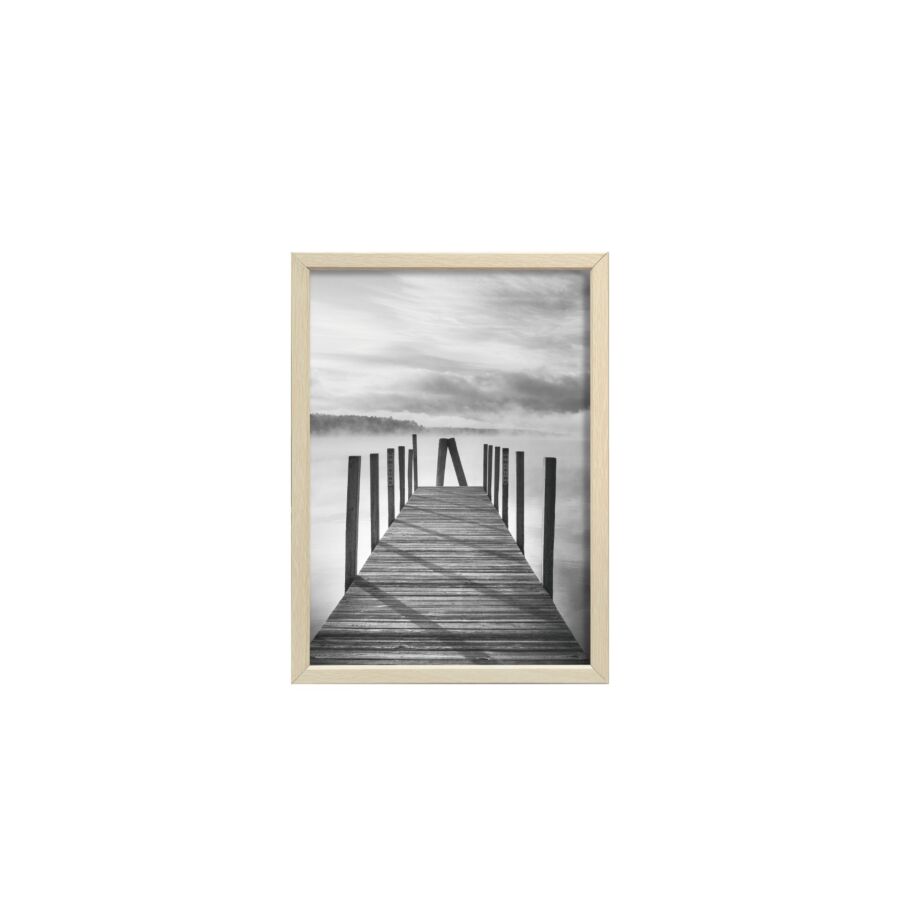 CADRE PHOTO EVASION EN ALUMINIUM 13x18cm - BEIGE Décorations
