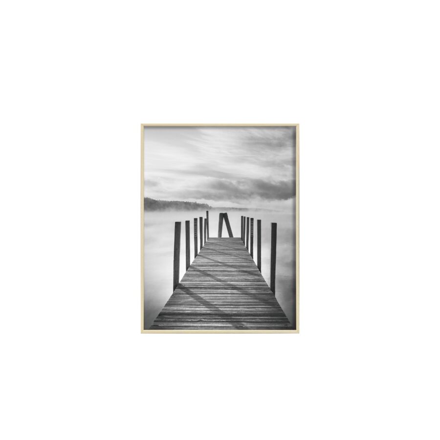 CADRE PHOTO EVASION EN ALUMINIUM 46x61cm - BEIGE Décorations