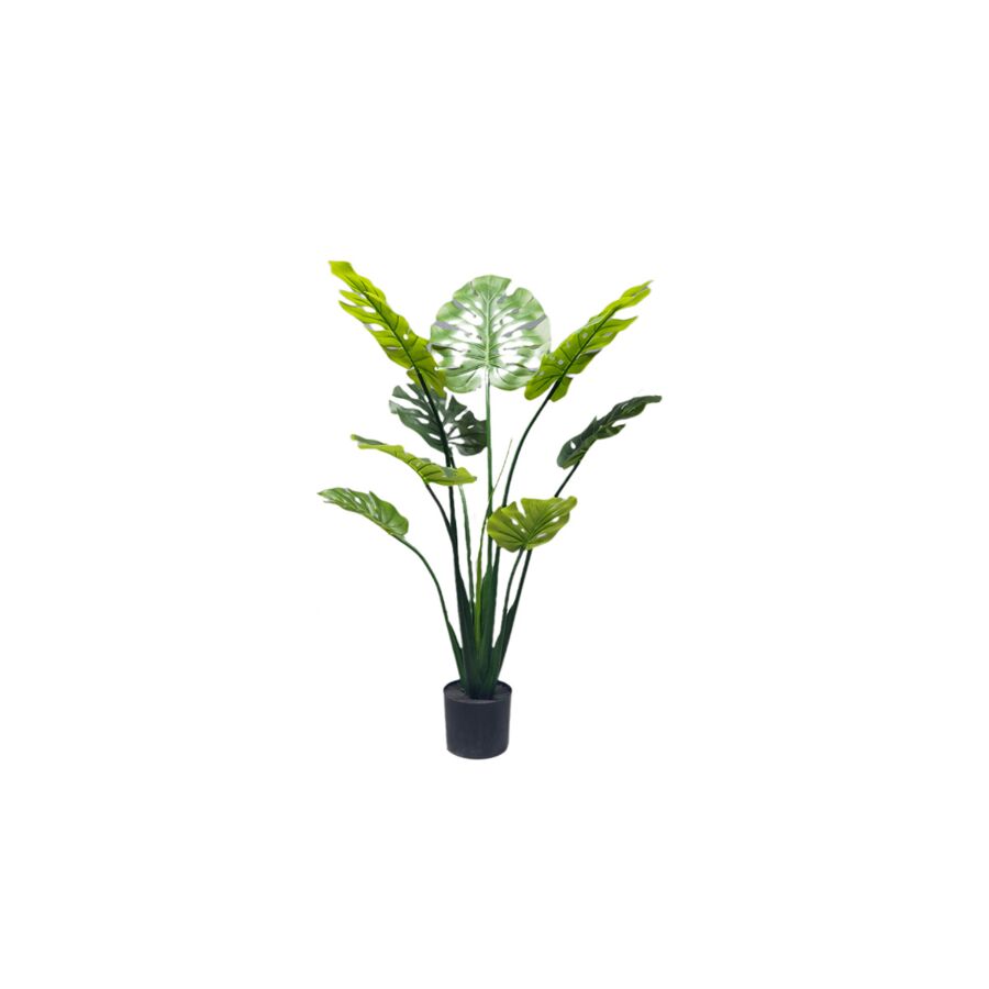 ARBRE DE MONSTERA ARTIFICIEL AVEC POT - Blanc Plantes et fleurs artificielles