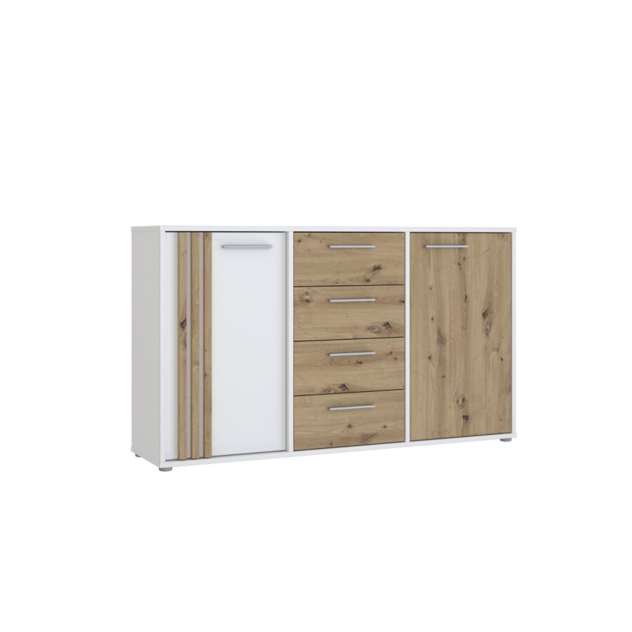 COMMODE CARDIGAN 2 Portes et 4 Tiroirs Commodes rangements